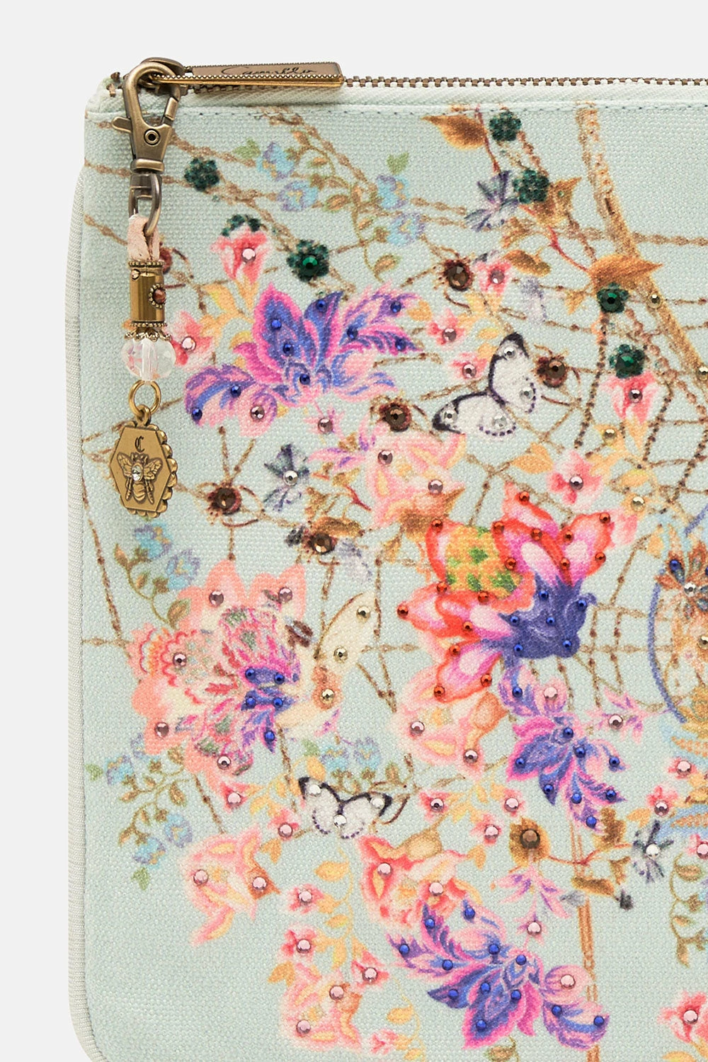 SMALL CANVAS CLUTCH LOVE WEB 2 SMALL CANVAS CLUTCH LOVE WEB - Image 2