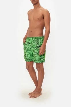 ELASTIC WAIST BOARDSHORT ANTI AUTHORITY ANIMAL AUTHORITIES -clothing shop CAMILLA 00019209 ELASTIC WAIST BOARDSHORT ANTI AUTHORITY ANIMAL AUTHORITIES 2