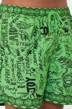 ELASTIC WAIST BOARDSHORT ANTI AUTHORITY ANIMAL AUTHORITIES -clothing shop CAMILLA 00019209 ELASTIC WAIST BOARDSHORT ANTI AUTHORITY ANIMAL AUTHORITIES 5