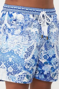 ELASTIC WAIST BOARDSHORT HEART OF A DRAGON -clothing shop CAMILLA 00019292 ELASTIC WAIST BOARDSHORT HEART OF A DRAGON 5