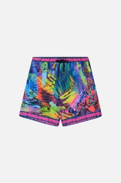 ELASTIC WAIST BOARDSHORT MOTHER EARTHS ARMY 8 ELASTIC WAIST BOARDSHORT MOTHER EARTHS ARMY -clothing shop CAMILLA 00019310 ELASTIC WAIST BOARDSHORT MOTHER EARTHS ARMY FL