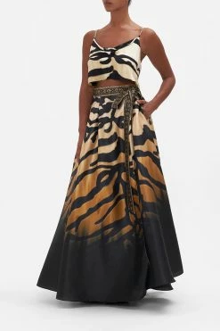 MAXI WRAP SKIRT TAME MY TIGER -clothing shop CAMILLA 00019332 MAXI WRAP SKIRT TAME MY TIGER 2