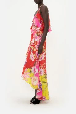 RUFFLE OVERLAYER WRAP DRESS THE BEETLES 9 RUFFLE OVERLAYER WRAP DRESS THE BEETLES -clothing shop CAMILLA 00019336 RUFFLE OVERLAYER WRAP DRESS THE BEETLES 2