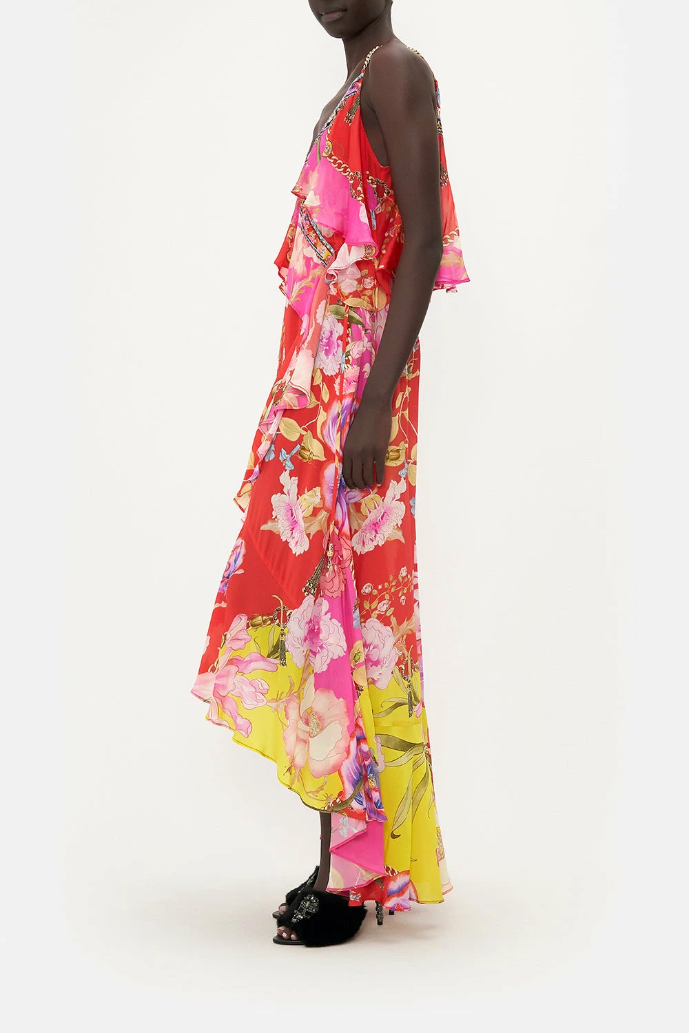 RUFFLE OVERLAYER WRAP DRESS THE BEETLES 4 RUFFLE OVERLAYER WRAP DRESS THE BEETLES - Image 4