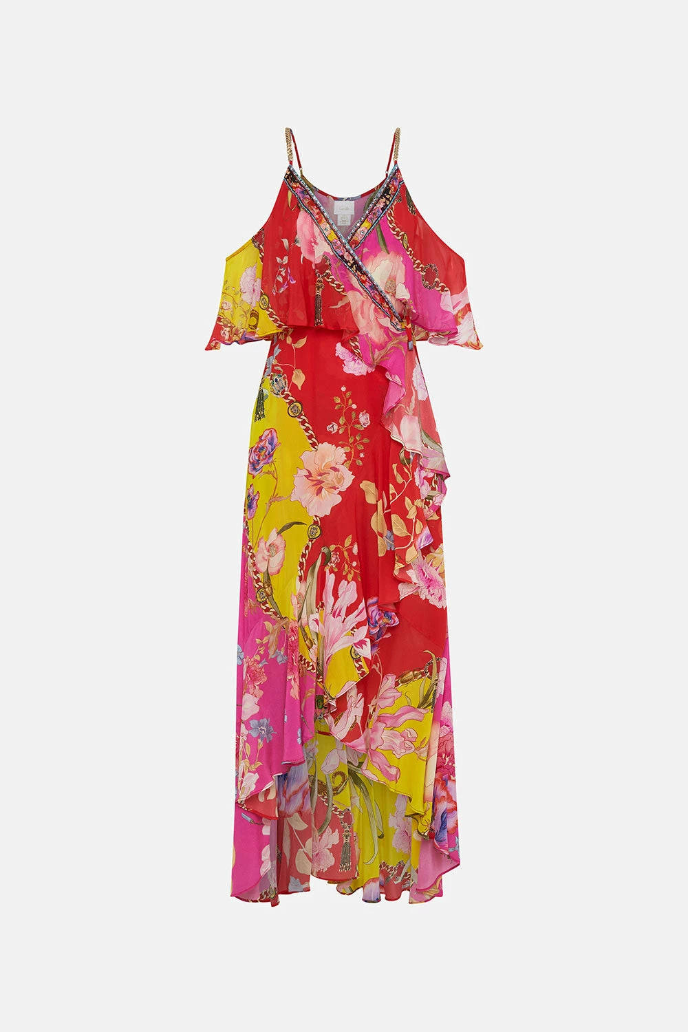 RUFFLE OVERLAYER WRAP DRESS THE BEETLES 3 RUFFLE OVERLAYER WRAP DRESS THE BEETLES - Image 3