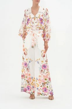 PAPERBAG WAIST WIDE LEG PANT SPIDER GIRL