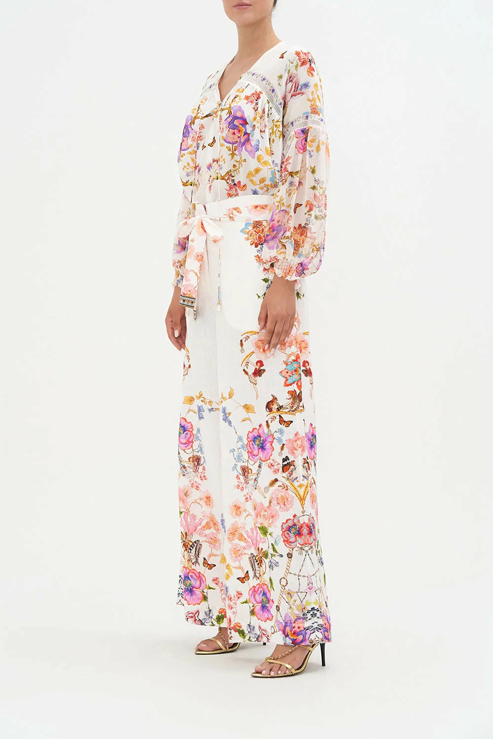 PAPERBAG WAIST WIDE LEG PANT SPIDER GIRL 4 PAPERBAG WAIST WIDE LEG PANT SPIDER GIRL - Image 4