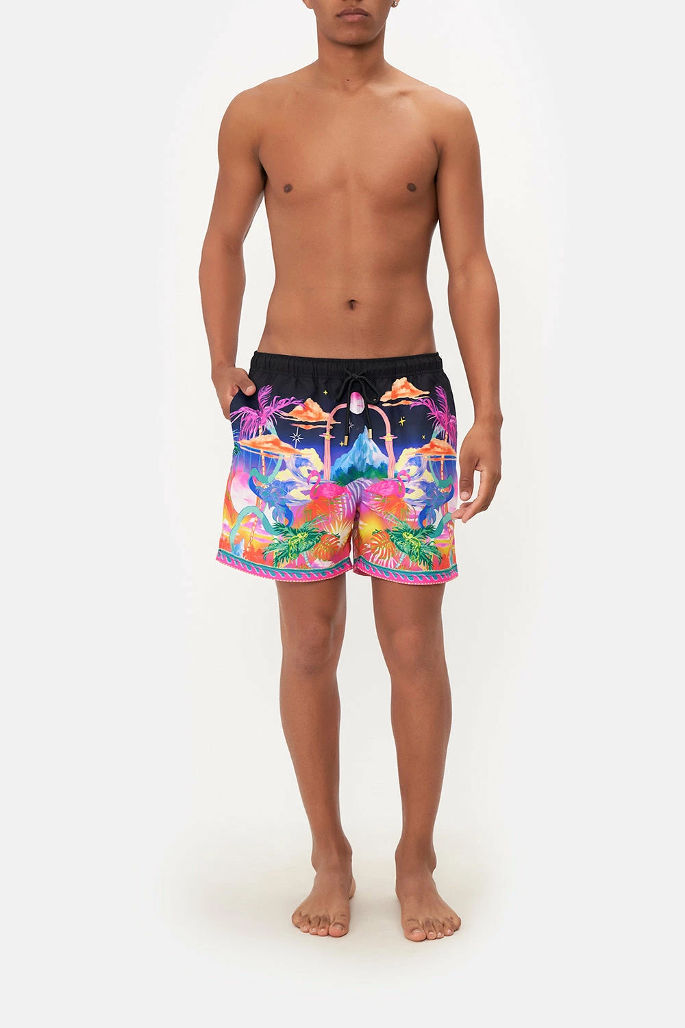 ELASTIC WAIST BOARDSHORT FLIGHT OF THE FLAMINGO 1 ELASTIC WAIST BOARDSHORT FLIGHT OF THE FLAMINGO