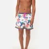ELASTIC WAIST BOARDSHORT FLAMENCO FLAMINGO