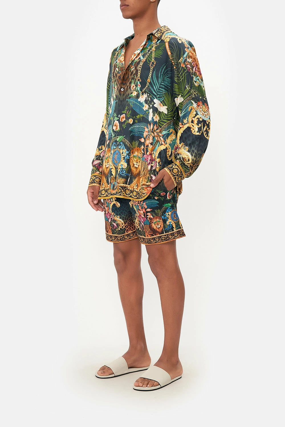 MENS OVERSIZED SHIRT FEARLESS FELIS 4 MENS OVERSIZED SHIRT FEARLESS FELIS - Image 4