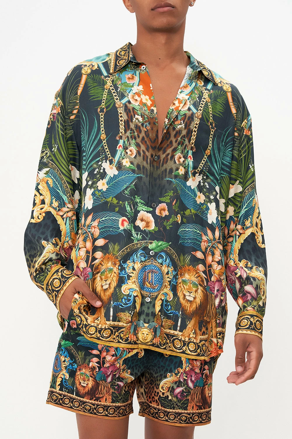 MENS OVERSIZED SHIRT FEARLESS FELIS 5 MENS OVERSIZED SHIRT FEARLESS FELIS - Image 5