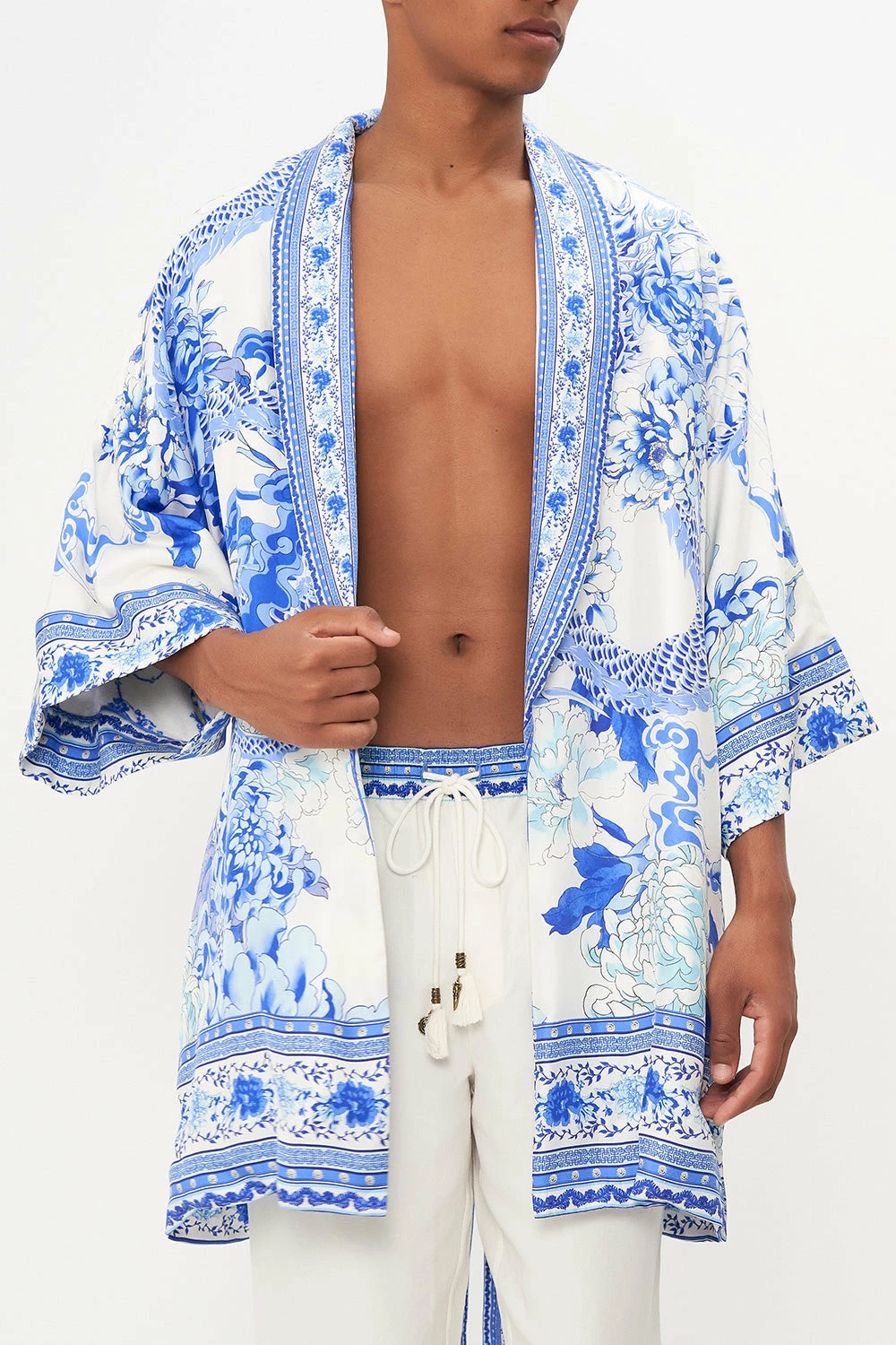 REVERSIBLE MID LENGTH ROBE HEART OF A DRAGON - Image 5