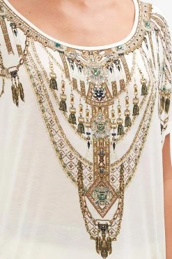 LOOSE FIT TEE SOAR LIKE AN EAGLE -clothing shop CAMILLA 00019532 LOOSE FIT TEE SOAR LIKE AN EAGLE 5