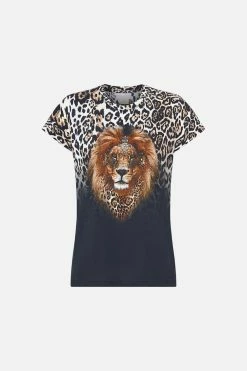 SLIM FIT ROUND NECK T-SHIRT COOL FOR CATS 8 SLIM FIT ROUND NECK T-SHIRT COOL FOR CATS -clothing shop CAMILLA 00019550 SLIM FIT ROUND NECK T SHIRT COOL FOR CATS GHOST 6633b02d 64cf 4886 a8f6 90c6a2c97198