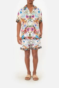 SHORT SLEEVE CAMP COLLARED SHIRT NATURES KALEIDOSCOPE