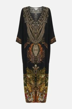 V NECK BATWING KAFTAN THE QUEENS KING -clothing shop CAMILLA 00019740 V NECK BATWING KAFTAN THE QUEENS KING GHOST