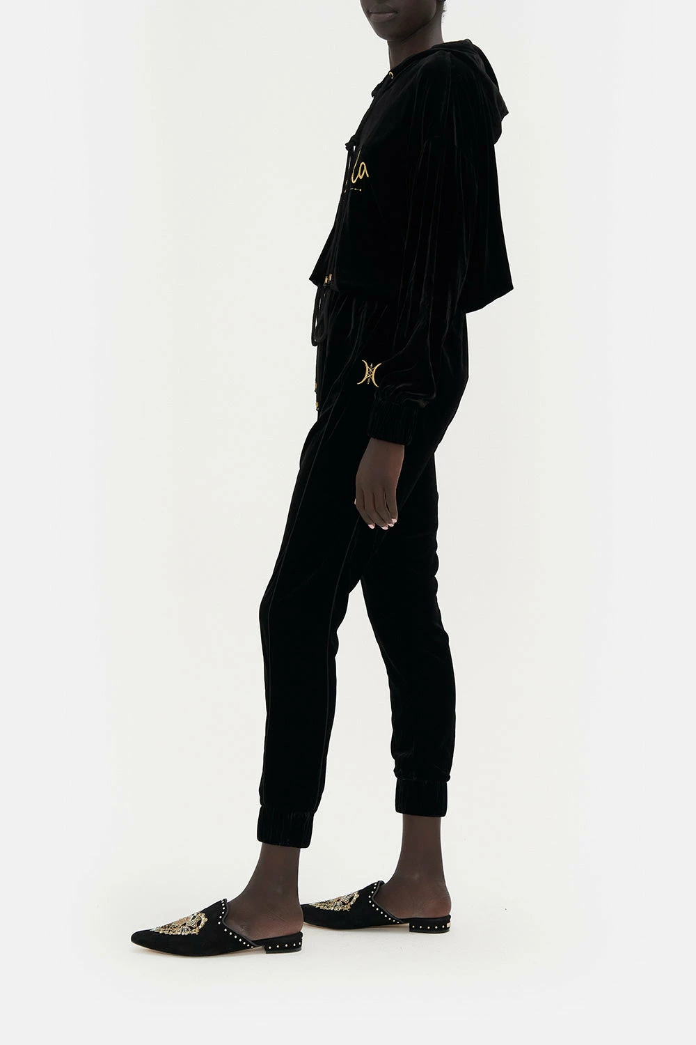 VELVET DROP CROTCH PANT THE QUEENS KING 4 VELVET DROP CROTCH PANT THE QUEENS KING - Image 4