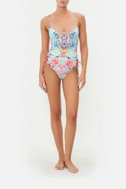 ROUCHED SIDE ONE PIECE GO STAG