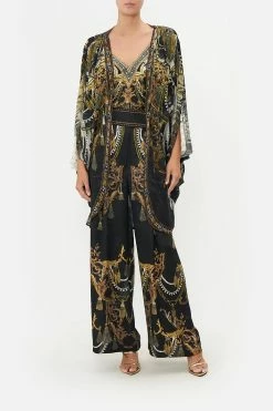 SHORT GATHERED LAYER WITH DRAPED SHOULDER RAVIN RAVEN