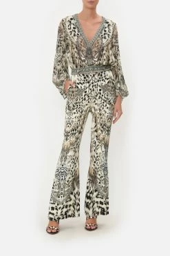 FLARE WITH D-RING DETAIL SNOW WHISPERS