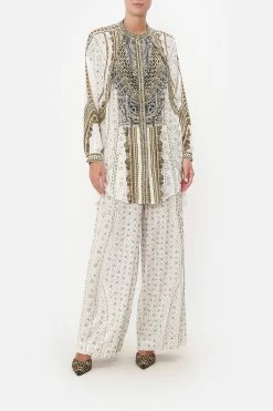 SHIRT WITH SIDE BUTTONS LUXE ESPIRITU