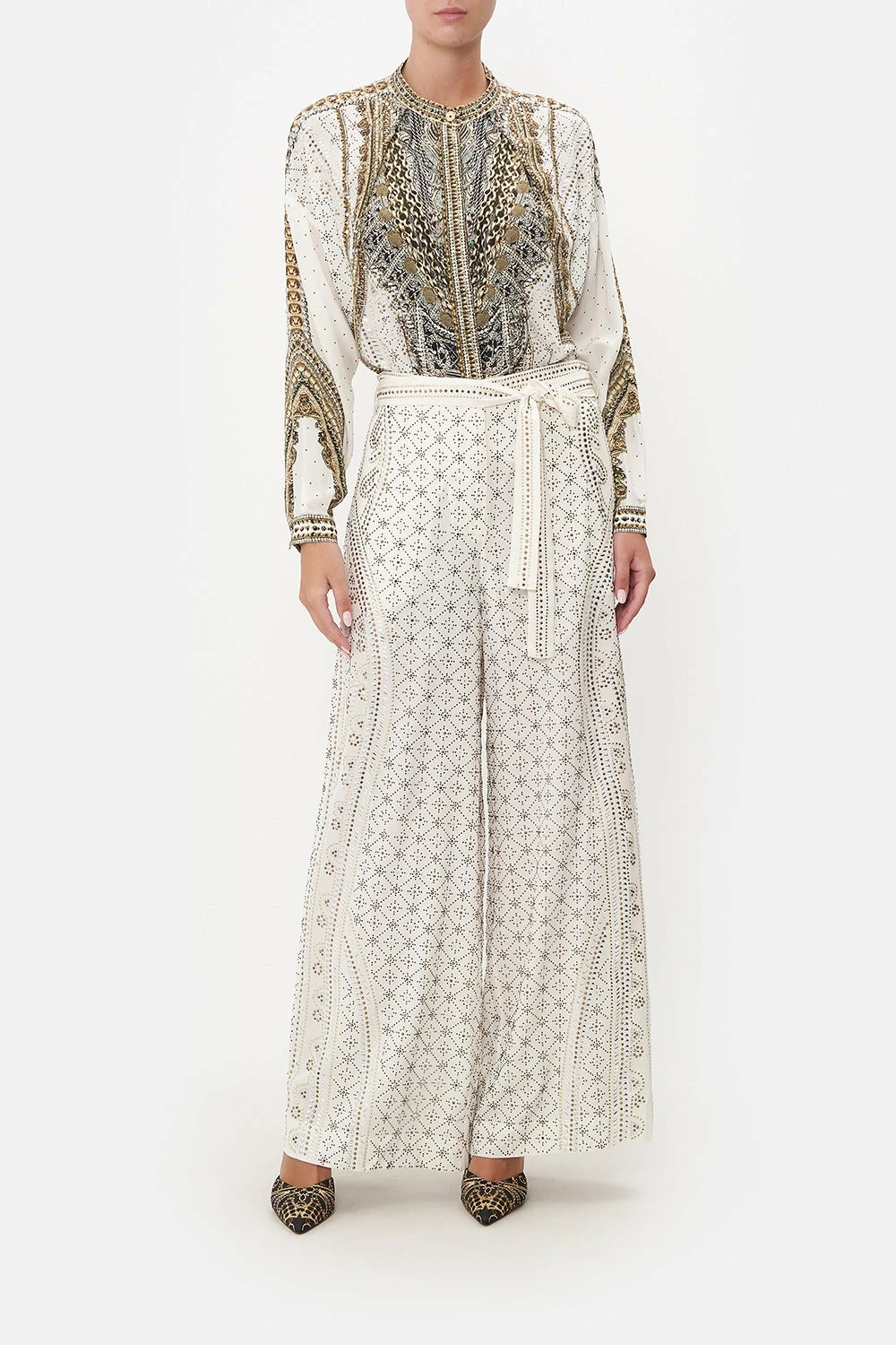 PAPERBAG WAIST WIDE LEG PANT LUXE ESPIRITU 1 PAPERBAG WAIST WIDE LEG PANT LUXE ESPIRITU