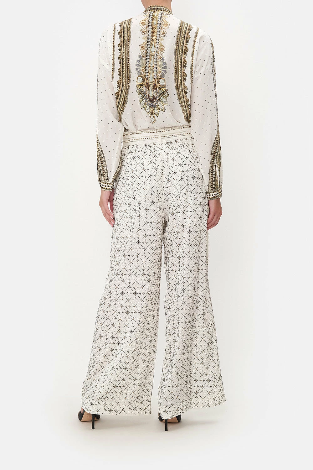 PAPERBAG WAIST WIDE LEG PANT LUXE ESPIRITU 2 PAPERBAG WAIST WIDE LEG PANT LUXE ESPIRITU - Image 2