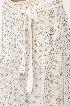 PAPERBAG WAIST WIDE LEG PANT LUXE ESPIRITU 13 PAPERBAG WAIST WIDE LEG PANT LUXE ESPIRITU -clothing shop CAMILLA 00019939 PAPERBAG WAIST WIDE LEG PANT LUXE ESPIRITU 5