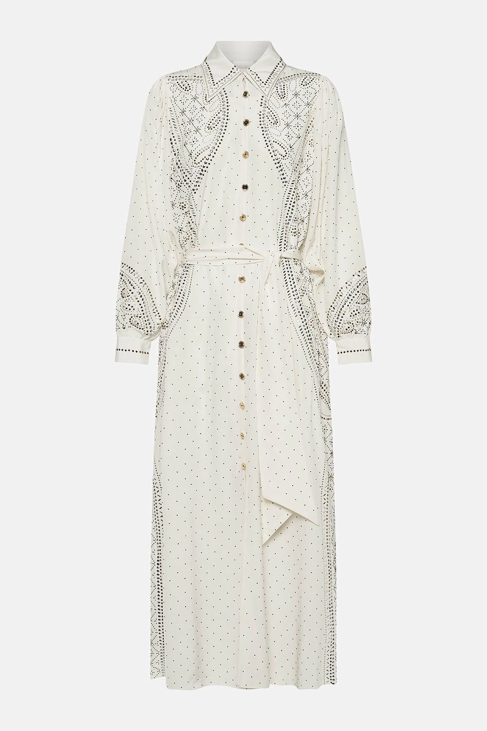 CURVED COLLAR SHIRT DRESS LUXE ESPIRITU 3 CURVED COLLAR SHIRT DRESS LUXE ESPIRITU - Image 3