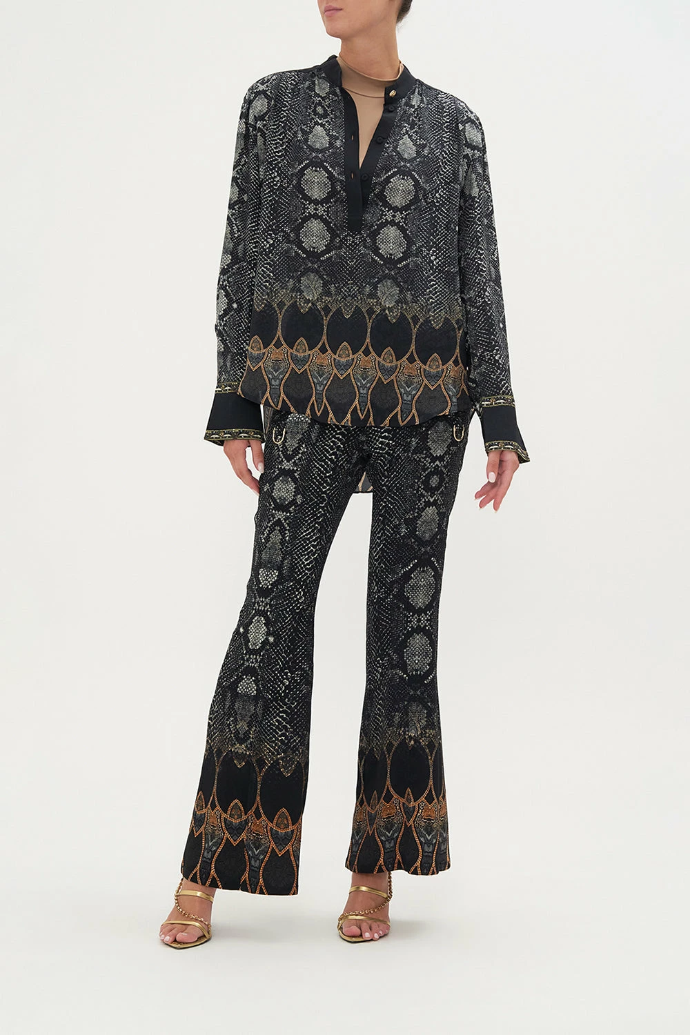 PLACKET BLOUSE WILD HORSES 7 PLACKET BLOUSE WILD HORSES - Image 7