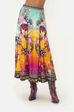 PANELLED FLARED LONG SKIRT VIPER ROOM -clothing shop CAMILLA 00019988 PANELLED FLARED LONG SKIRT VIPER ROOM 1