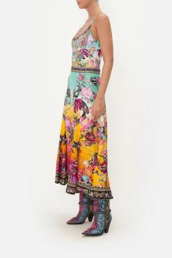 PANELLED FLARED LONG SKIRT VIPER ROOM -clothing shop CAMILLA 00019988 PANELLED FLARED LONG SKIRT VIPER ROOM 4