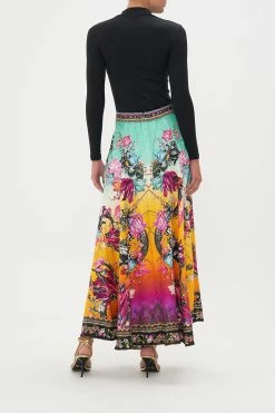 PANELLED FLARED LONG SKIRT VIPER ROOM -clothing shop CAMILLA 00019988 PANELLED FLARE LONG SKIRT VIPER ROOM MODEST 2