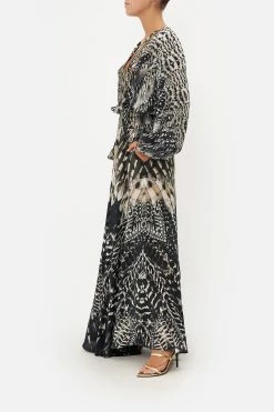 SHIRRED RELAXED FIT DRESS NIGHT OWL -clothing shop CAMILLA 00020000 SHIRRED RELAXED FIT DRESS NIGHT OWL 2