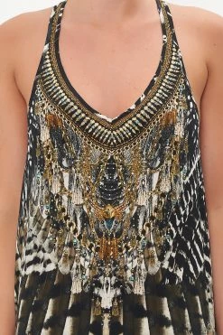 V NECK RACERBACK DRESS NIGHT OWL -clothing shop CAMILLA 00020001 V NECK RACERBACK DRESS NIGHT OWL 5