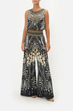 SHIRRED WAIST PANT NIGHT OWL