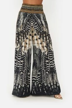 SHIRRED WAIST PANT NIGHT OWL -clothing shop CAMILLA 00020006 SHIRRED WAIST PANT NIGHT OWL 4