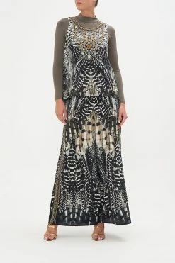 BUTTON BACK TOP NIGHT OWL 14 BUTTON BACK TOP NIGHT OWL -clothing shop CAMILLA 00020007 BUTTON BACK TOP NIGHT OWL MODEST 1