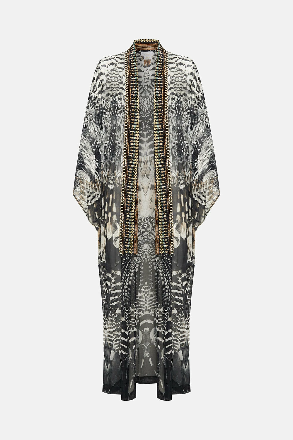 KIMONO LAYER WITH COLLAR NIGHT OWL 3 KIMONO LAYER WITH COLLAR NIGHT OWL - Image 3