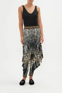 JERSEY DRAPE PANT WITH POCKET NIGHT OWL