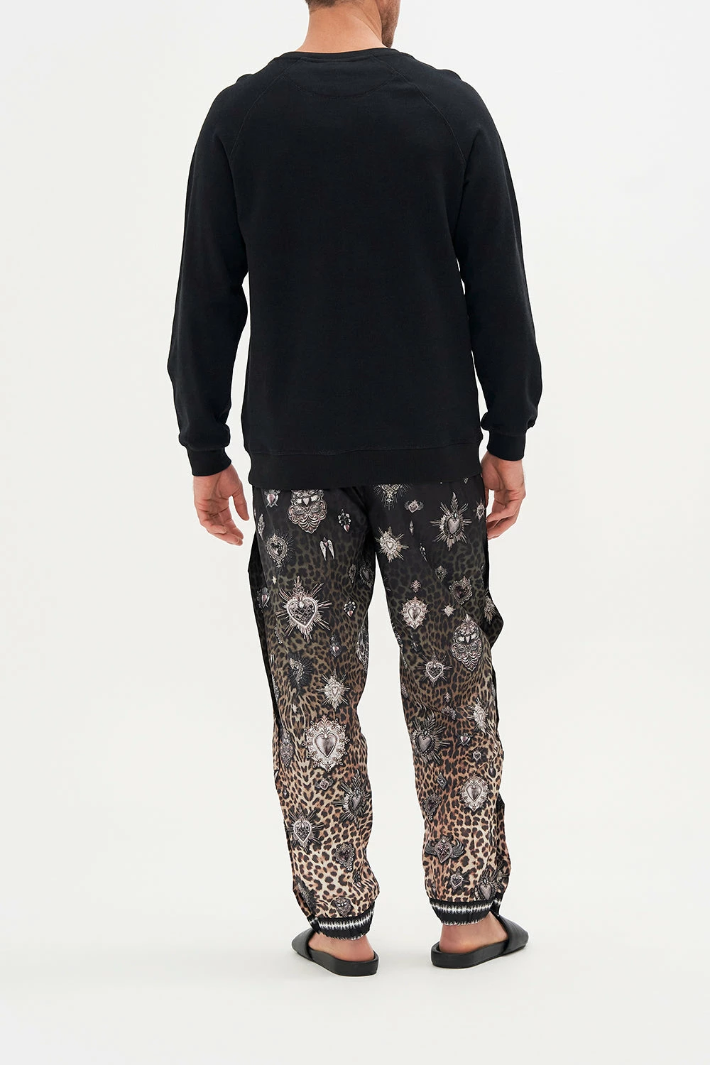 RAGLAN SLEEVE CREW NECK SWEATER ORDER OF DISORDER 2 RAGLAN SLEEVE CREW NECK SWEATER ORDER OF DISORDER - Image 2