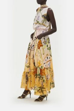 NECKTIE DRESS WITH ELASTICATED WAIST ORIGINAL SIN -clothing shop CAMILLA 00020103 NECKTIE DRESS WITH ELASTICATED WAIST ORIGINAL SIN 2