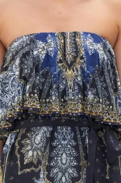 STRAPLESS JUMPSUIT WITH FRILL FOREVER FAMILY -clothing shop CAMILLA 00020123 STRAPLESS JUMPSUIT WITH FRILL FOREVER FAMILY 5