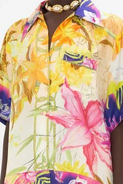 OVERSIZED SHIRT WITH POCKET HOW DOES YOUR GARDEN GROW -clothing shop CAMILLA 00020373 OVERSIZED SHIRT WITH POCKET HOW DOES YOUR GARDEN GROW 5