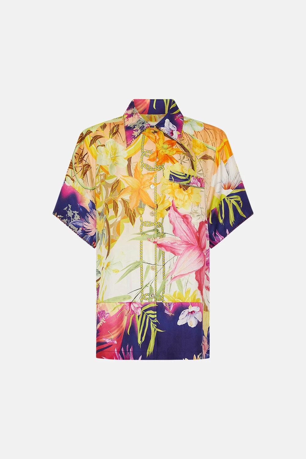 OVERSIZED SHIRT WITH POCKET HOW DOES YOUR GARDEN GROW - Image 3