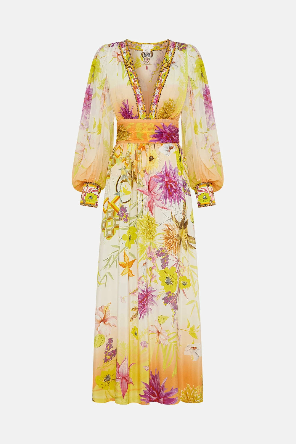 LONG DRESS WITH BLOUSON SLEEVE HOW DOES YOUR GARDEN GROW 3 LONG DRESS WITH BLOUSON SLEEVE HOW DOES YOUR GARDEN GROW - Image 3