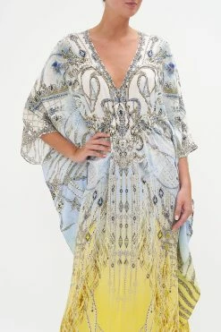 GATHERED WAIST KAFTAN MOON AND BACK -clothing shop CAMILLA 00020414 GATHERED WAIST KAFTAN MOON AND BACK 4