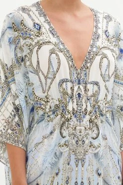 GATHERED WAIST KAFTAN MOON AND BACK -clothing shop CAMILLA 00020414 GATHERED WAIST KAFTAN MOON AND BACK 5