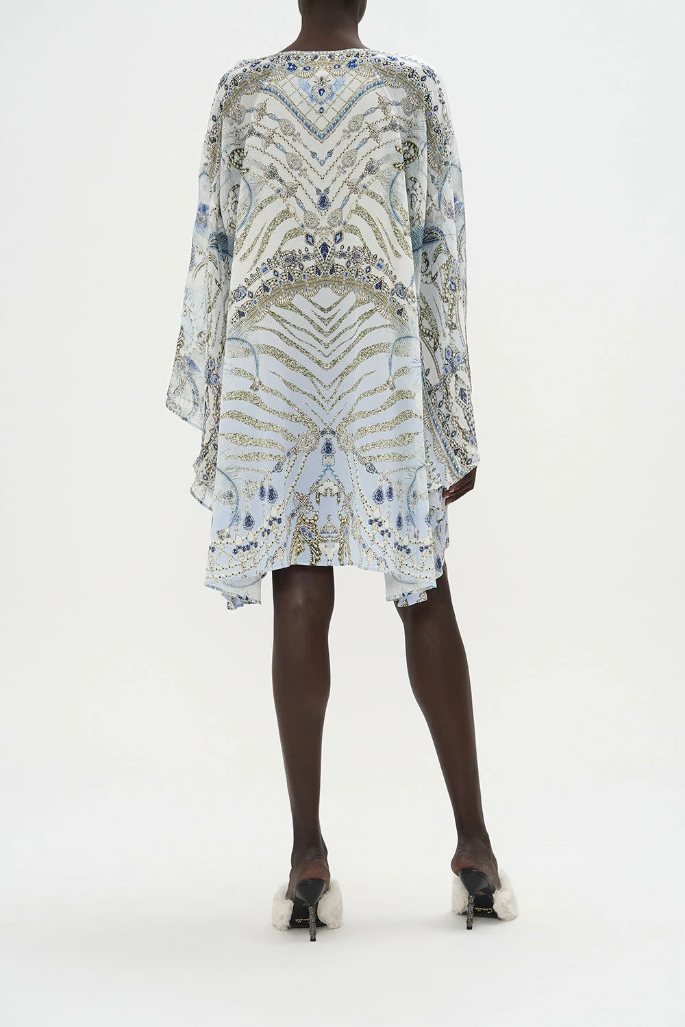 RAGLAN SLEEVE FLARED KAFTAN MOON AND BACK 2 RAGLAN SLEEVE FLARED KAFTAN MOON AND BACK - Image 2