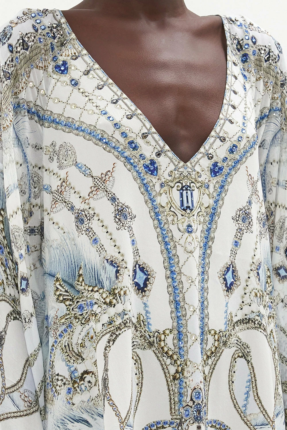 RAGLAN SLEEVE FLARED KAFTAN MOON AND BACK 6 RAGLAN SLEEVE FLARED KAFTAN MOON AND BACK - Image 6